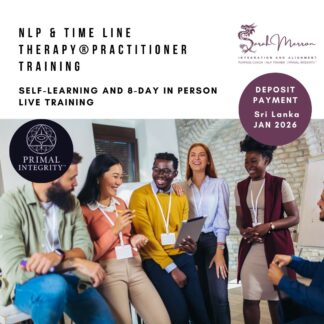 NLP & Time Line Therapy Practitioner Training Residential Sri Lanka Deposit